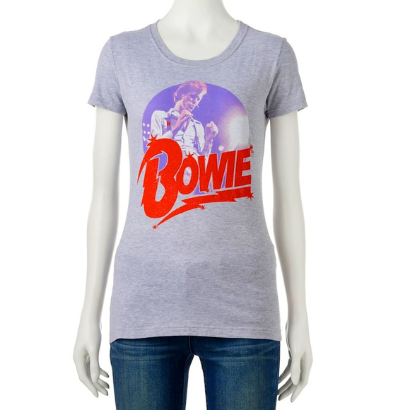 David Bowie Live glam punk pop rock Official T-Shirt L NWT - Picture 1 of 2